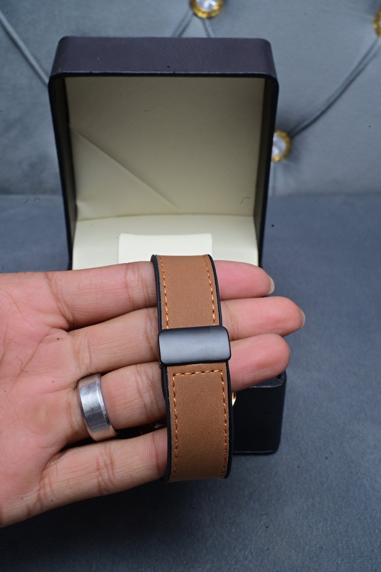 Timas watch leather strap