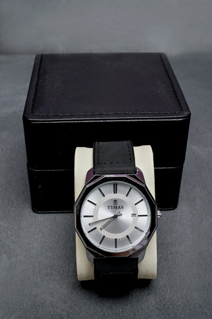 Timas watch leather strap