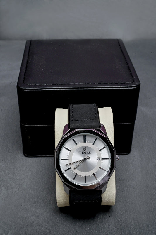 Timas watch leather strap